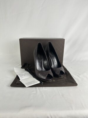 Gucci Guccissima Peep Toe Pumps Y2013