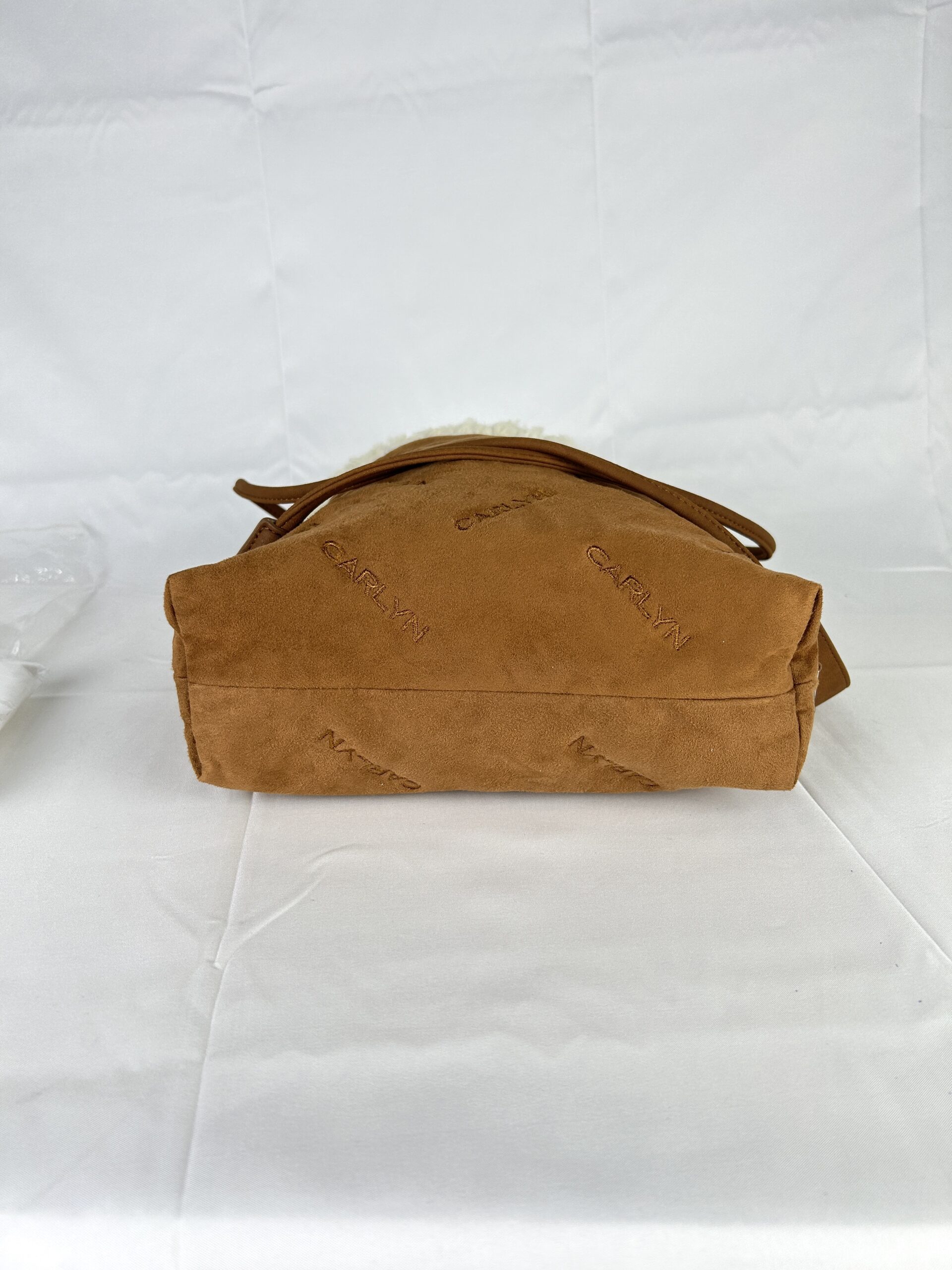 CARLYN Shearling Twee Shoulder Bag - Image 4