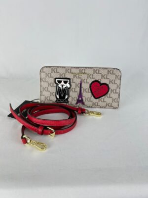 Karl Lagerfeld Red Wallets Crossbody bag