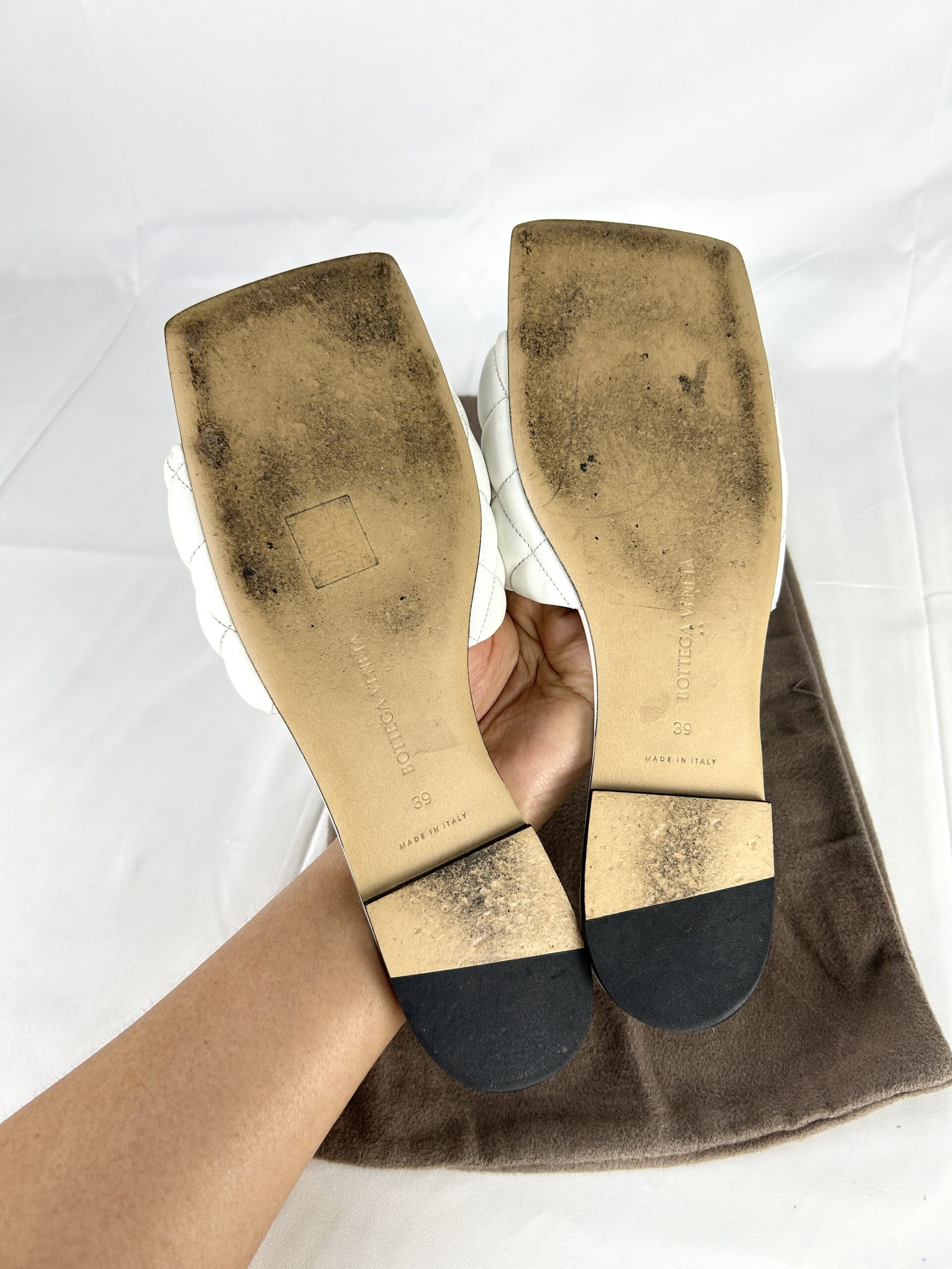 Bottega Padded Flat Sandal - Image 6