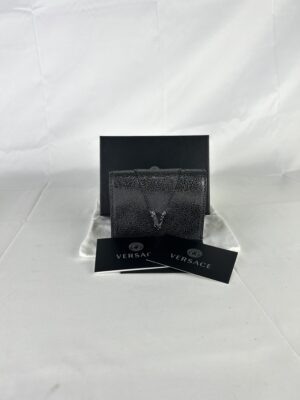 Versace Bifold V Virtus Logo Wallet