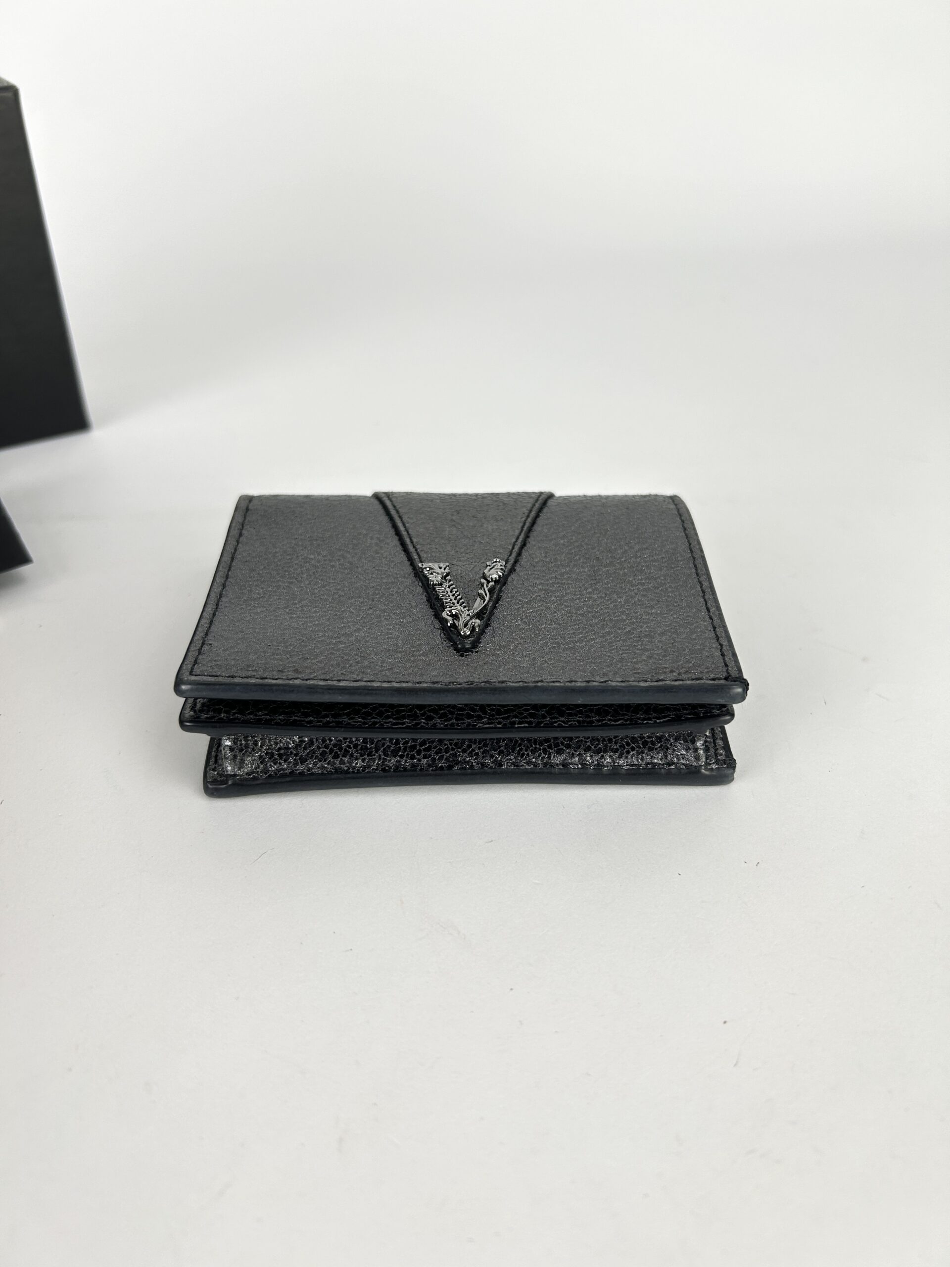 Versace Bifold V Virtus Logo Wallet - Image 4