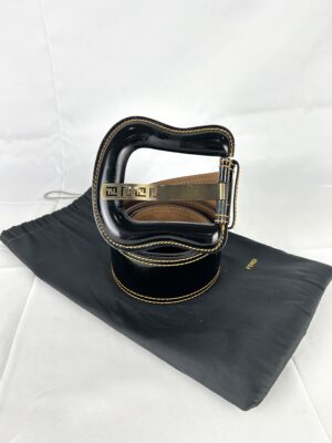 FENDI Patent Leather Belt