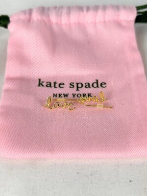 KateSpade Love Gold Earrings