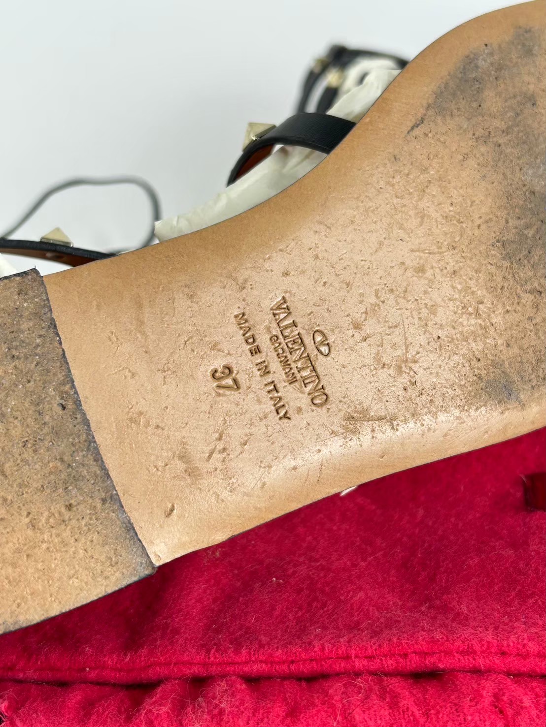 Valentino Gladiator Rockstud Sandals - Image 5
