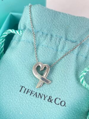 Tiffany&Co Loving Heart Paloma Silver Necklace