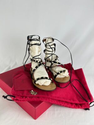 Valentino Gladiator Rockstud Sandals