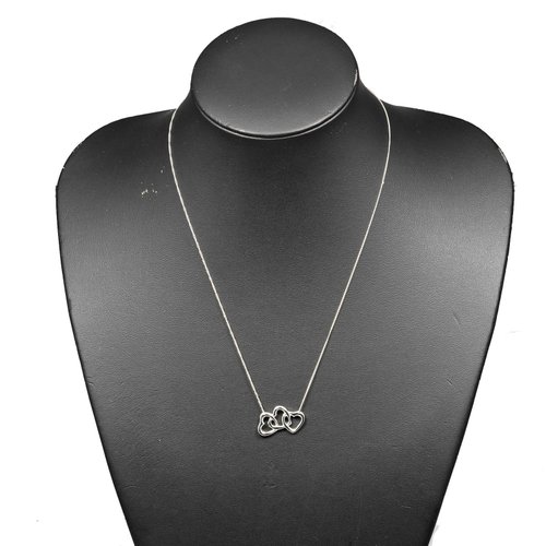 Tiffany&Co Triple Open Heart Necklace - Image 2