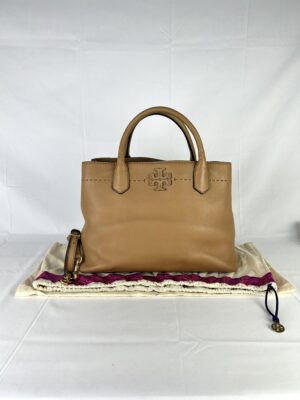 ToryBurch McGraw Triple Compartment Satchel Tote bag