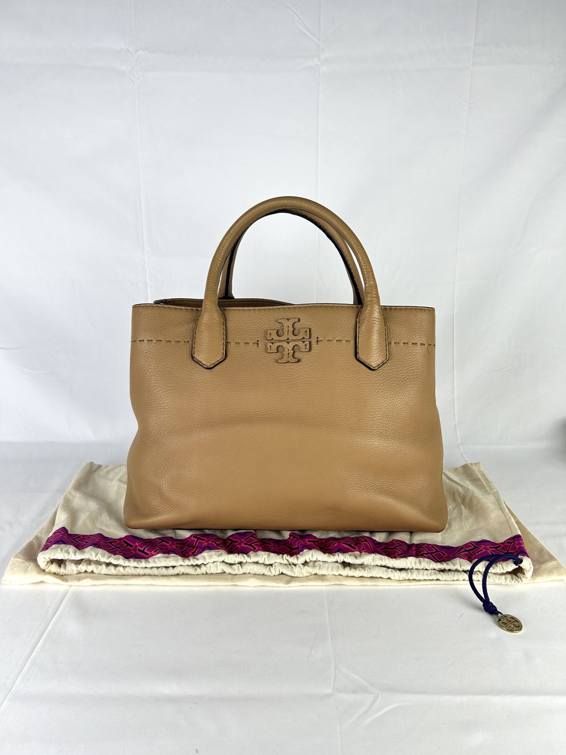 ToryBurch McGraw Triple Compartment Satchel Tote bag - Image 3