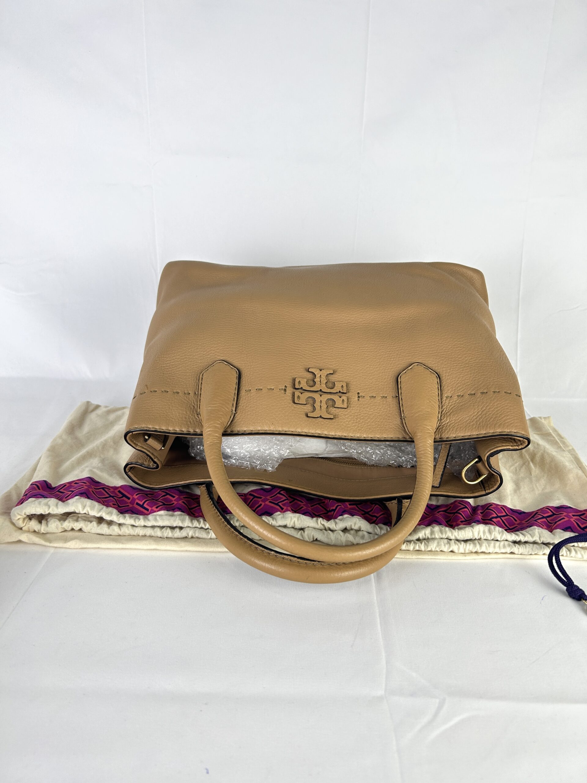 ToryBurch McGraw Triple Compartment Satchel Tote bag - Image 5