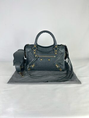 Balenciaga Classic Mini City Perforated bag Y2021