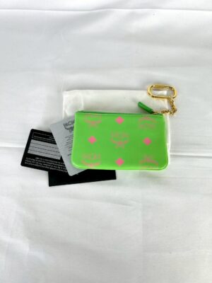 Mcm Logo key Ring Coin Pouch