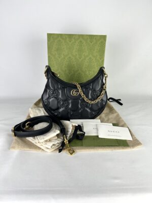 Gucci GG Matelasse Crescent Moon bag Y2024