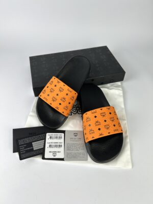 Mcm Women’s Visetos Rubber Slides