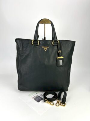 Prada  Vitello Shopping Tote bag
