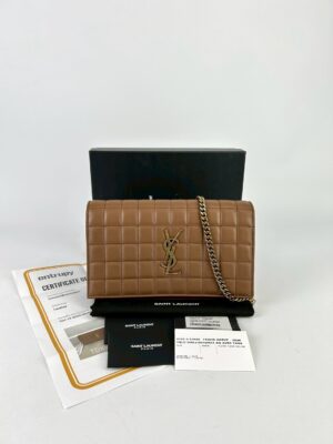 Ysl Cassandre Matelasse Carre Chain Wallet (WOC) Y2023