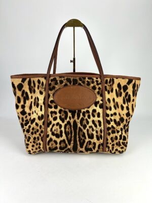 Dolce&Gabbana Leopard Print Shopper tote bag