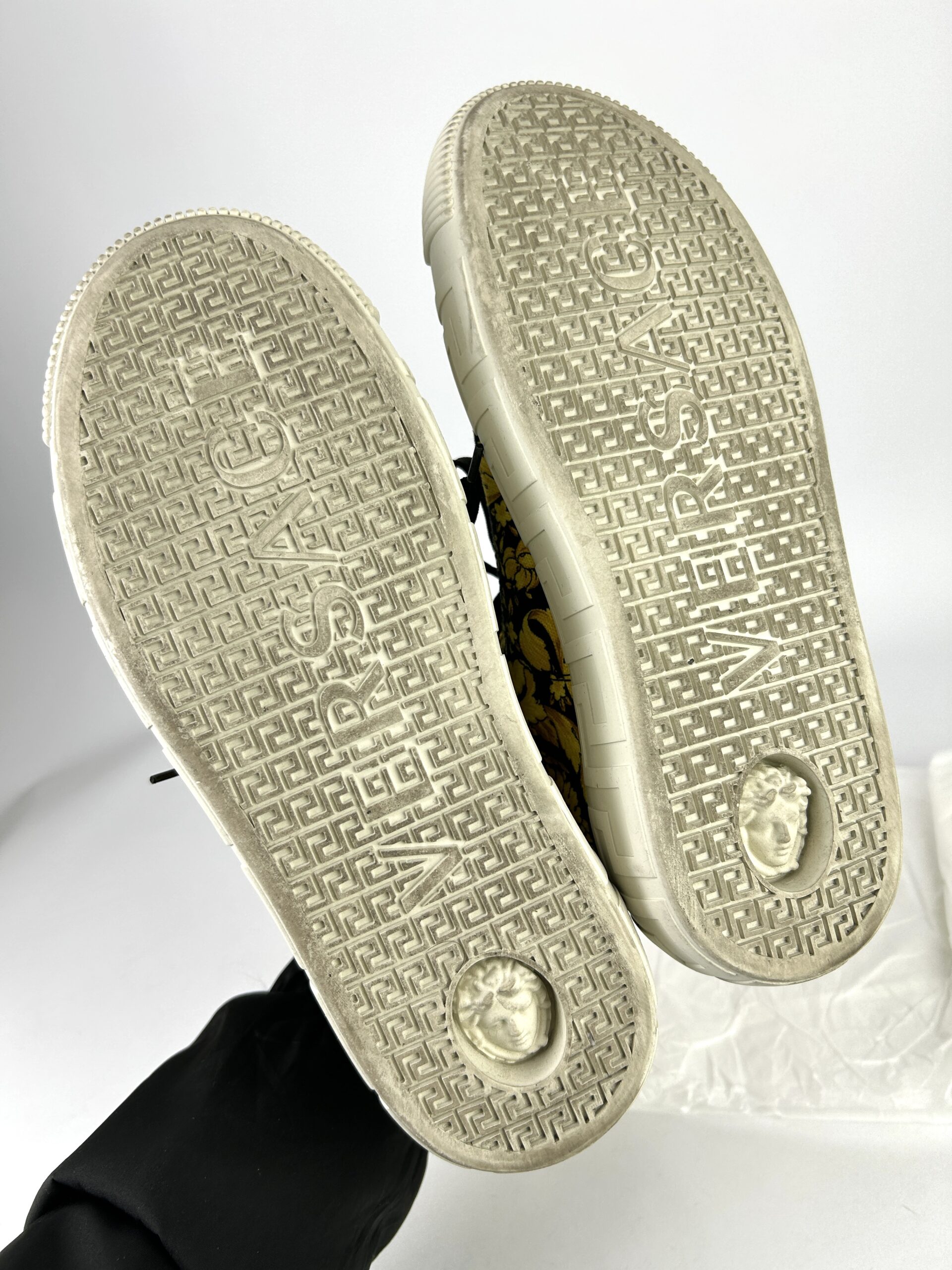 Versace Barocco Greca High Sneakers - Image 4