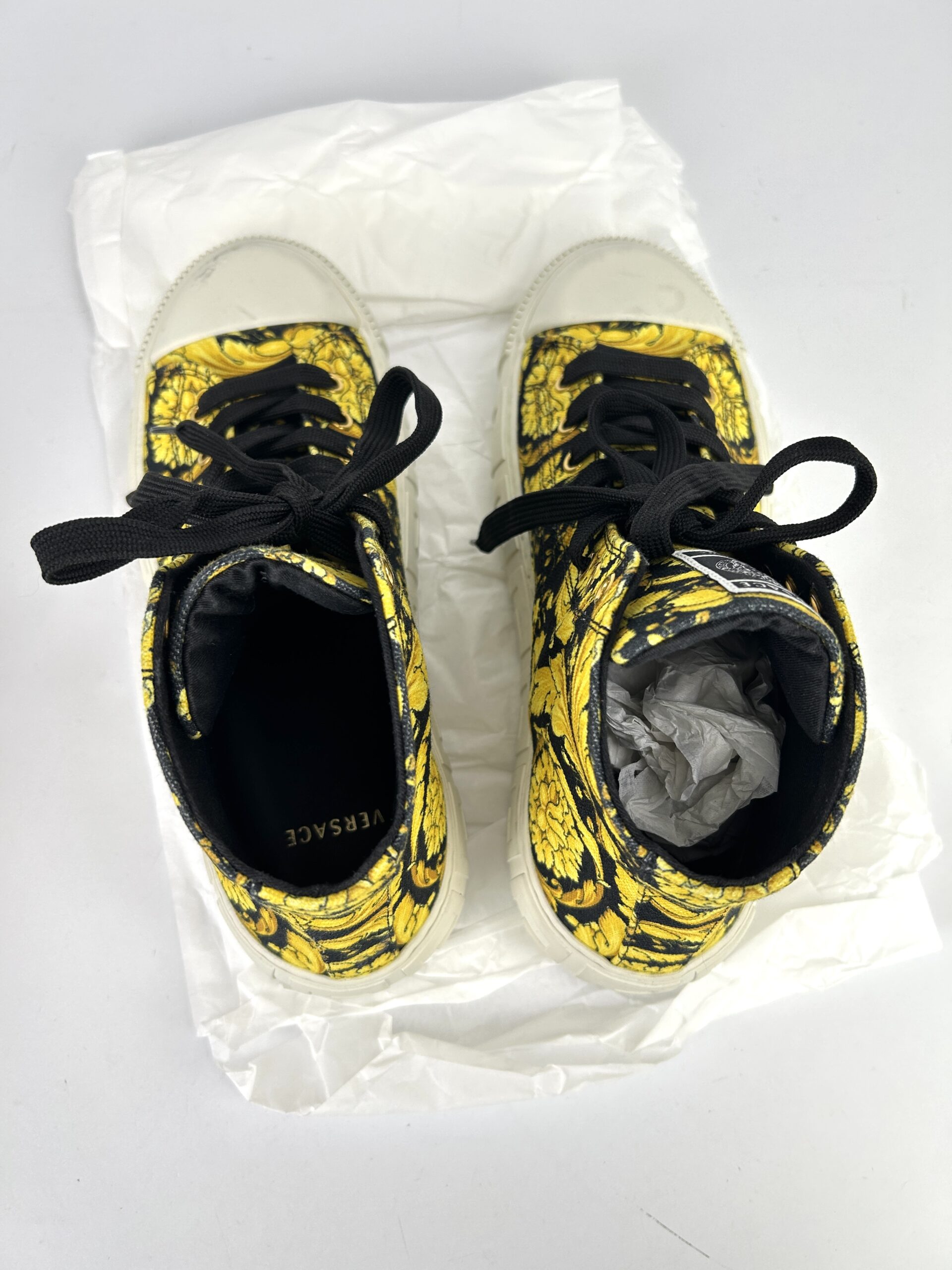 Versace Barocco Greca High Sneakers - Image 5
