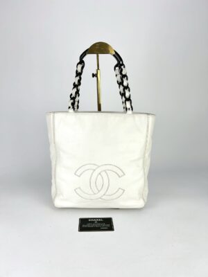 Chanel Resin Chain Tote bag Holo5