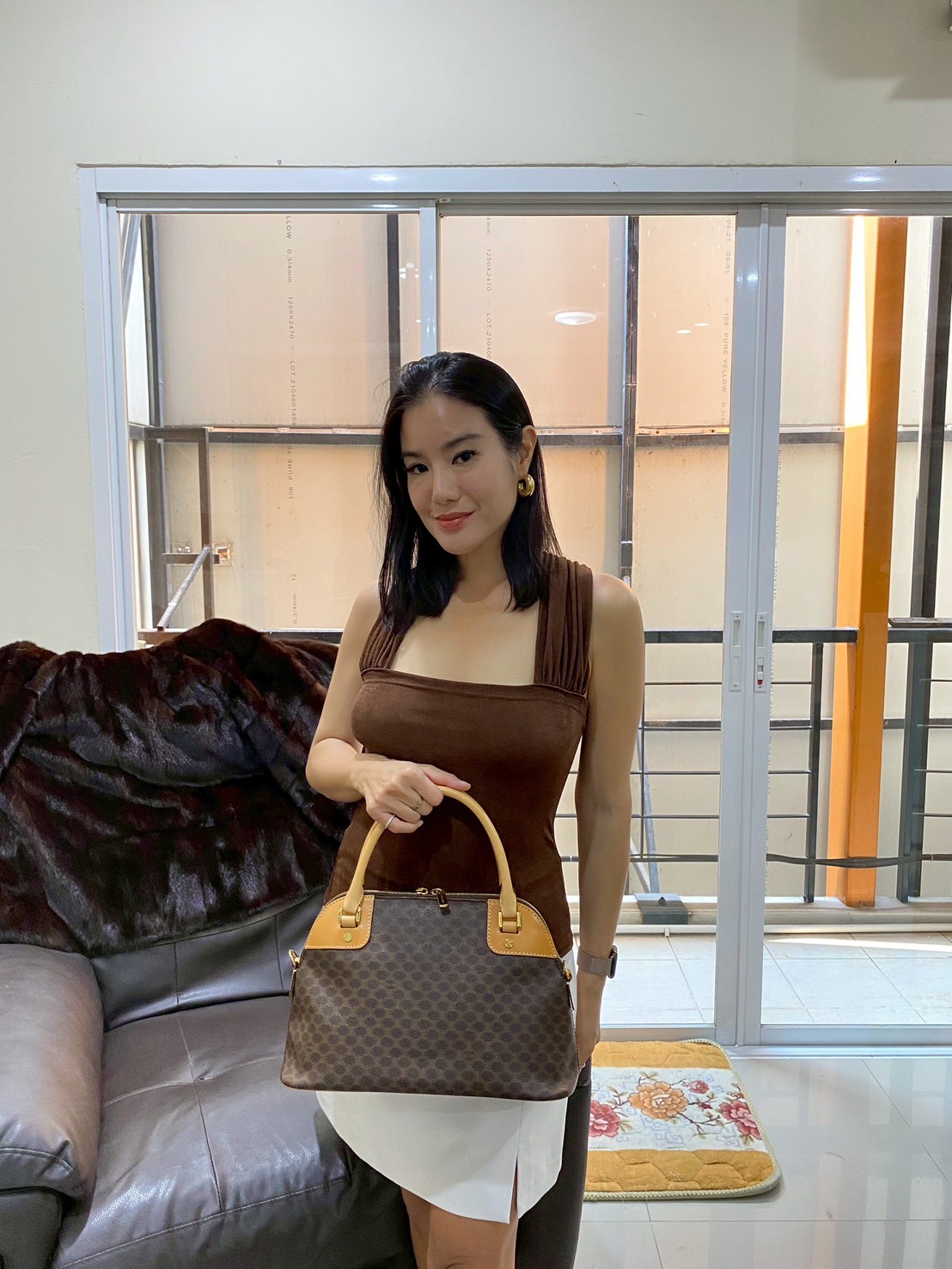 Celine Macadam Dome Vintage Hand bag - Image 2
