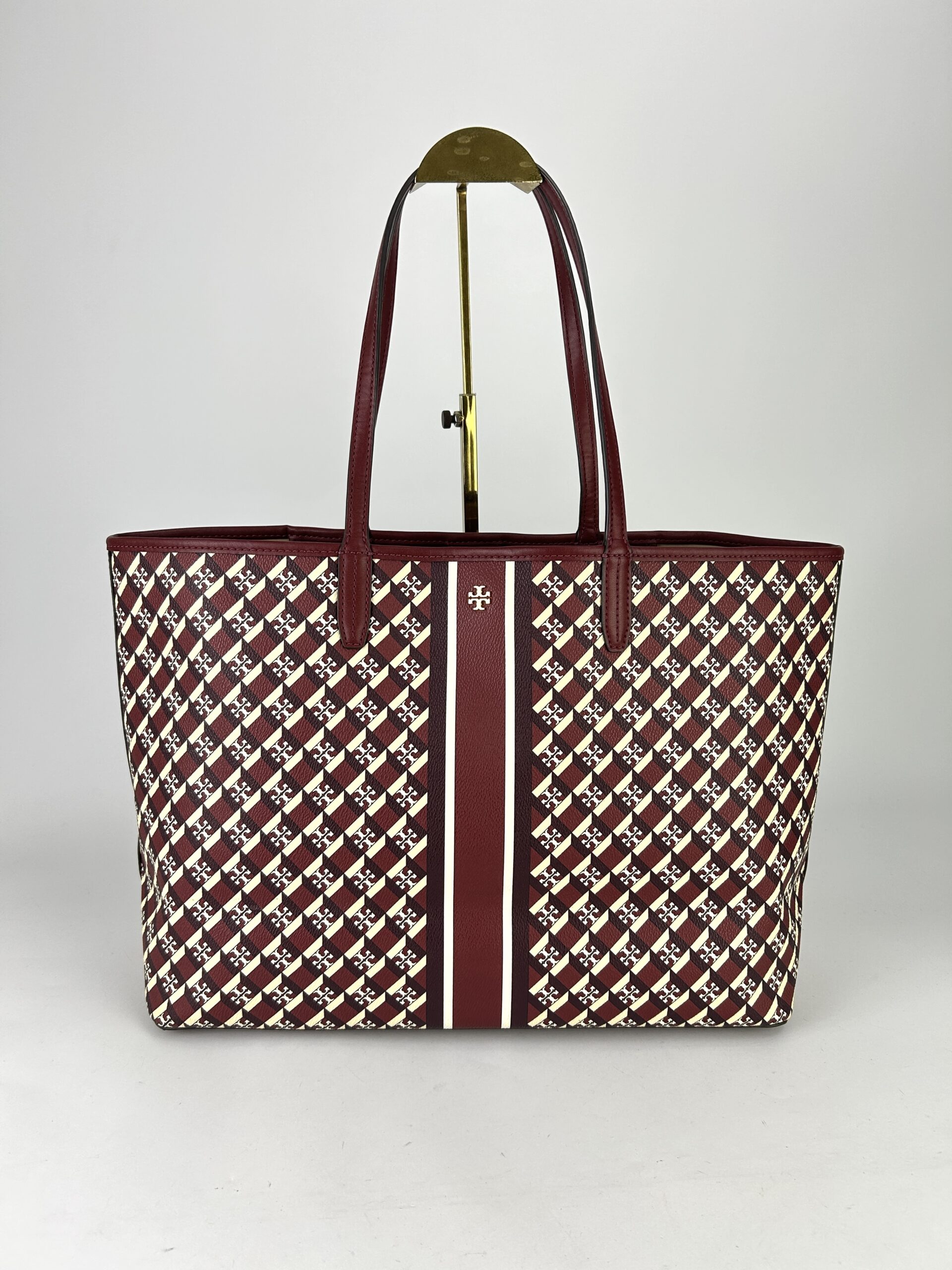 ToryBurch Geo Logo Shopping tote bag
