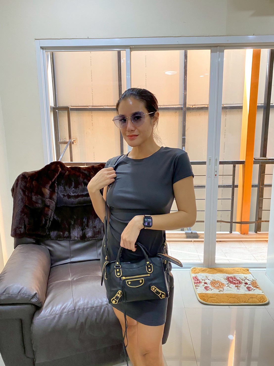 Balenciaga Mini Metallic Edge City Mini Handler bag Y2020 - Image 2