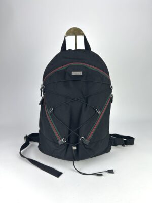 Gucci Nylon Web Zipper Line Backpack bag
