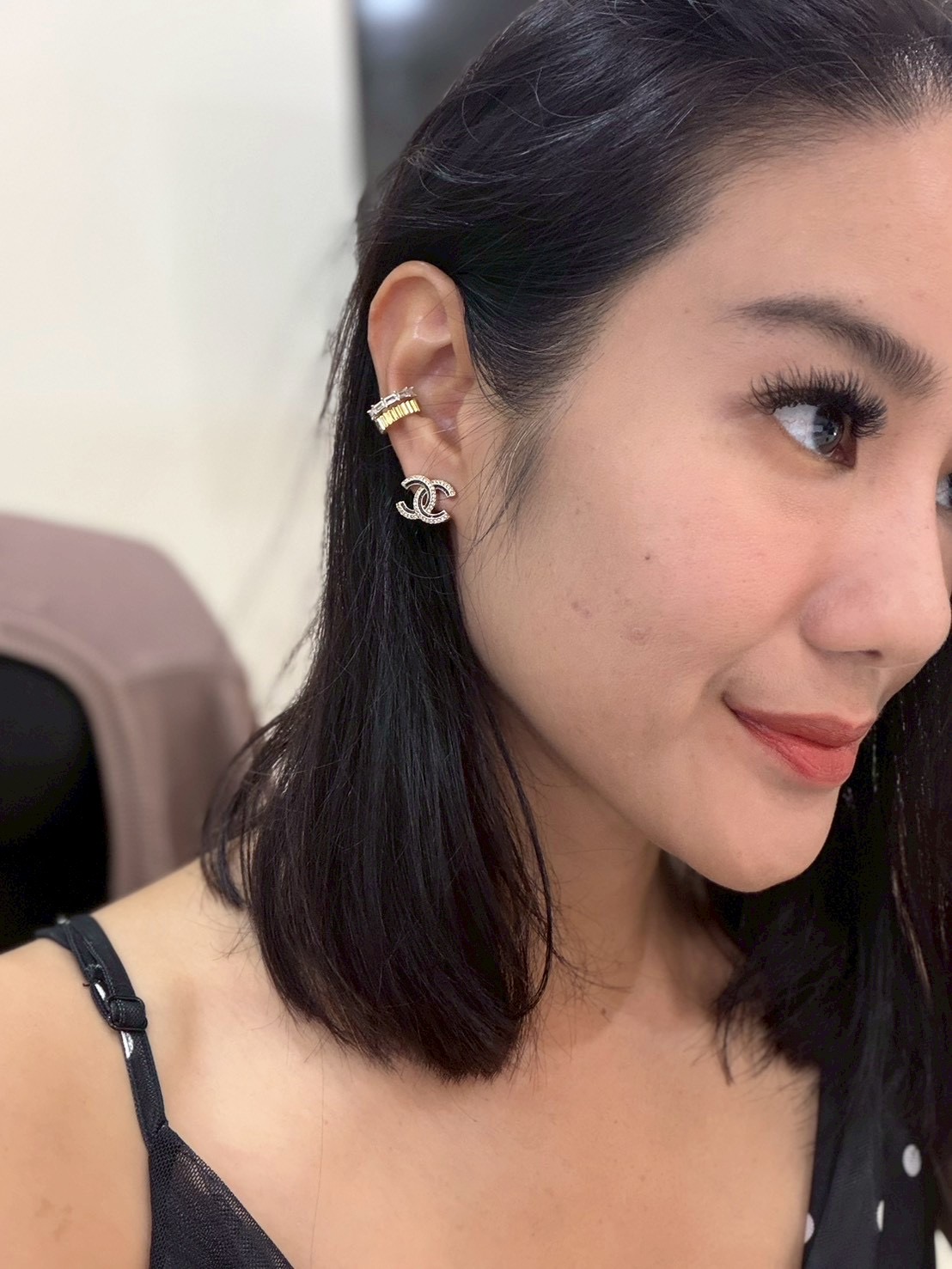 Chanel CC Crystal Earrings Y2026 - Image 2