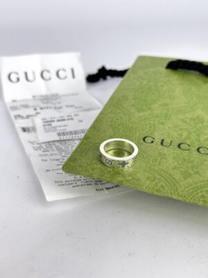 Gucci Gg&B Sterling Ring Y2026