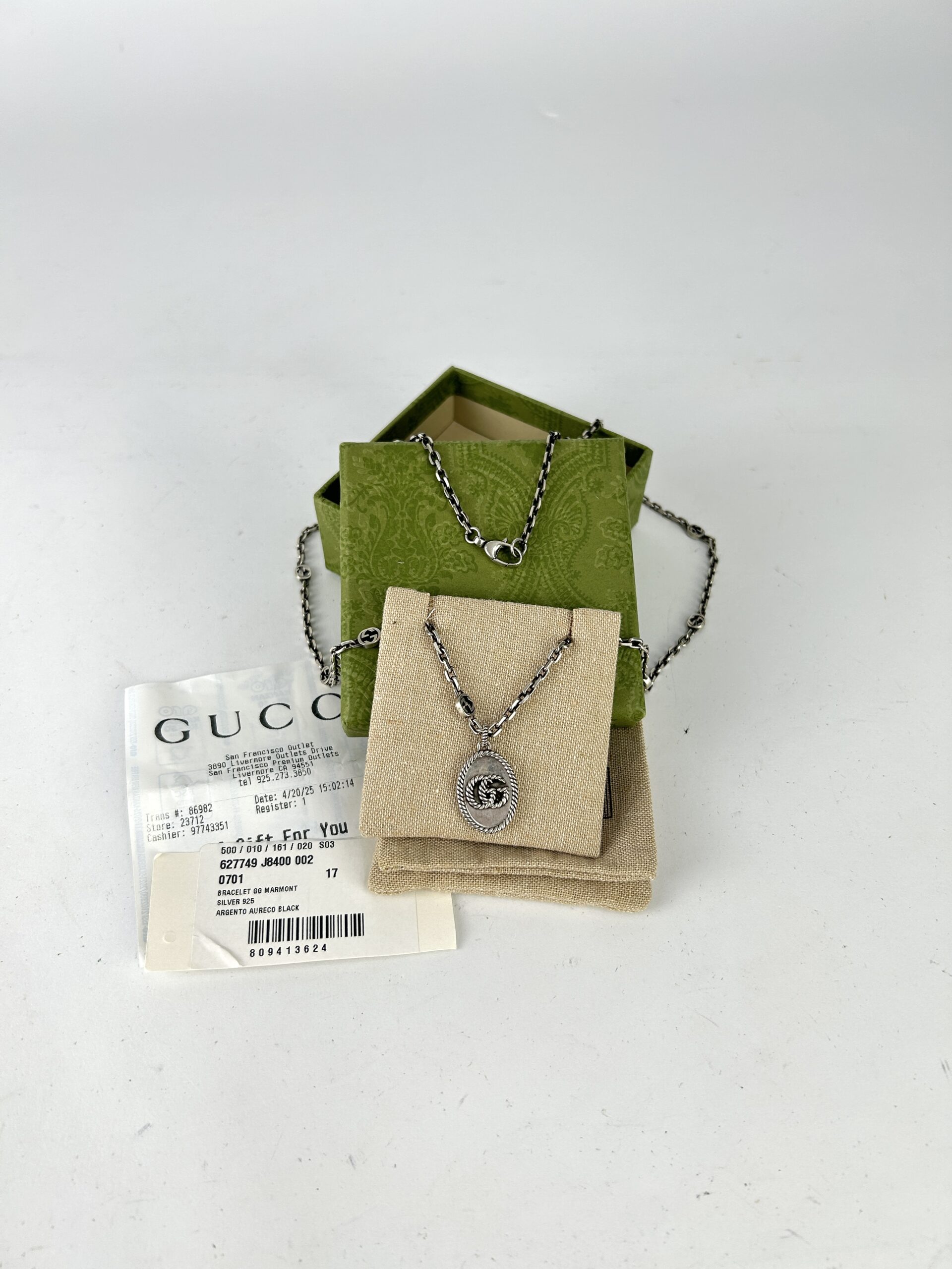Gucci Double G Necklace Y2025