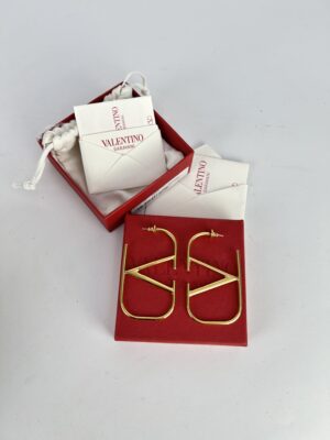 Valentino  V Logo Earrings