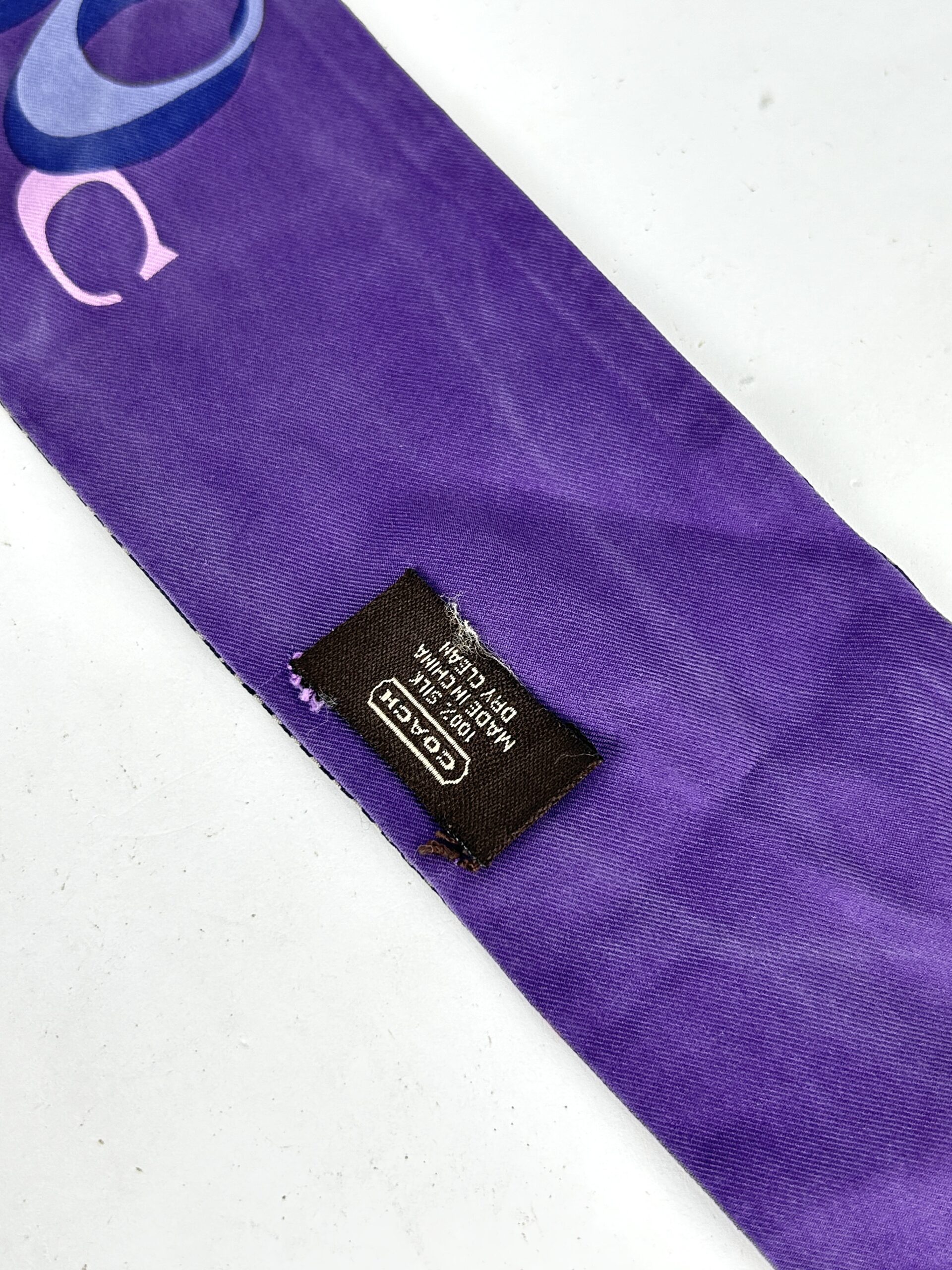 Coach Signature Silk Shinny Scarf - Image 5