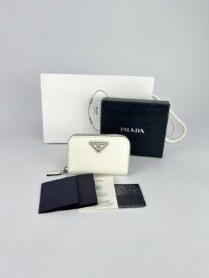 Prada  Saffiano Coin Purse ฝังชิพ