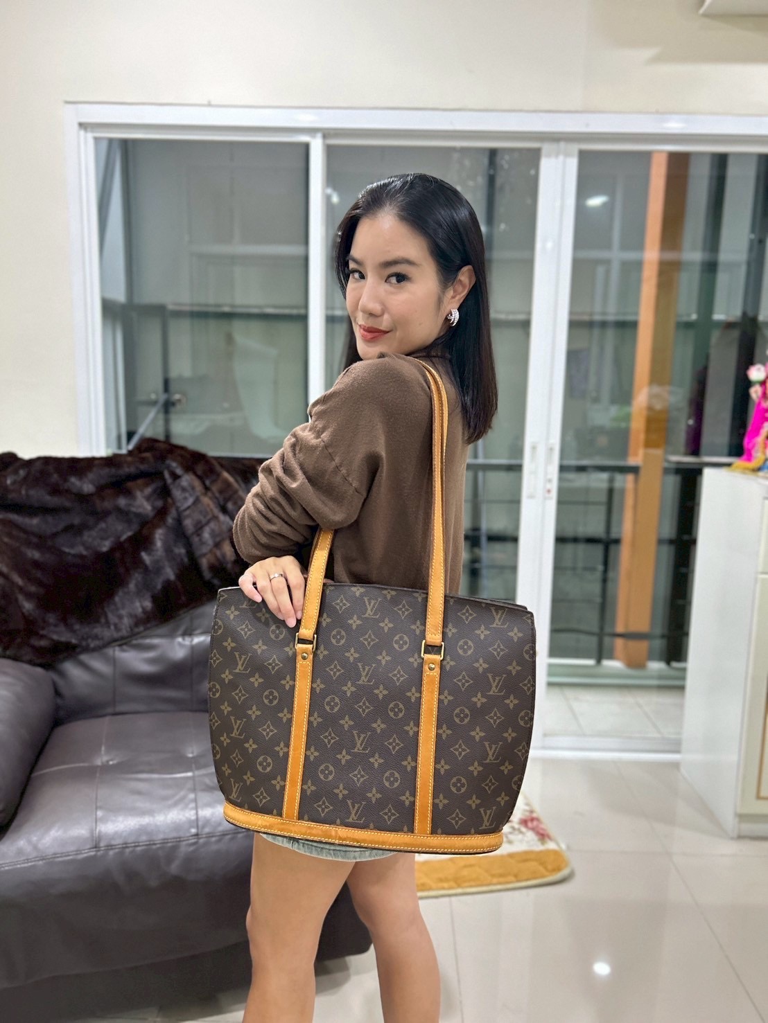 LouisVuitton Babylone Monogram tote bag Y1995 - Image 2