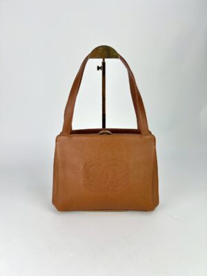 Chanel Vintage Kiss Lock Tote bag Holo5