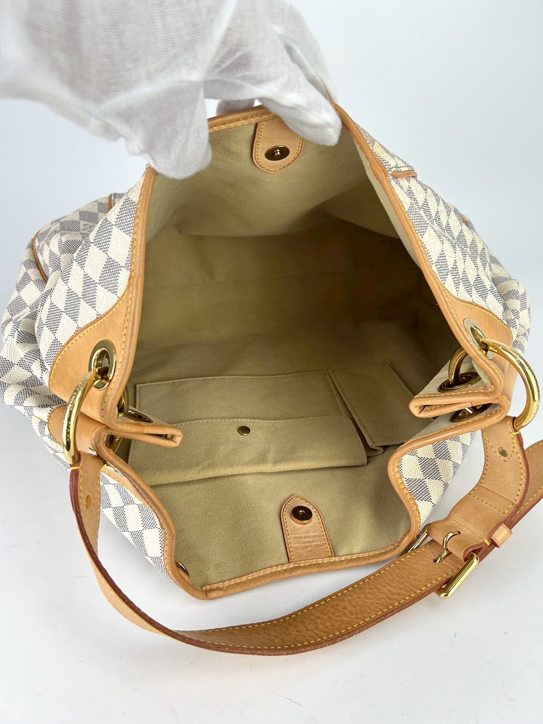 LouisVuitton Galliera Damier Azur Shoulder bag Y2008 - Image 6