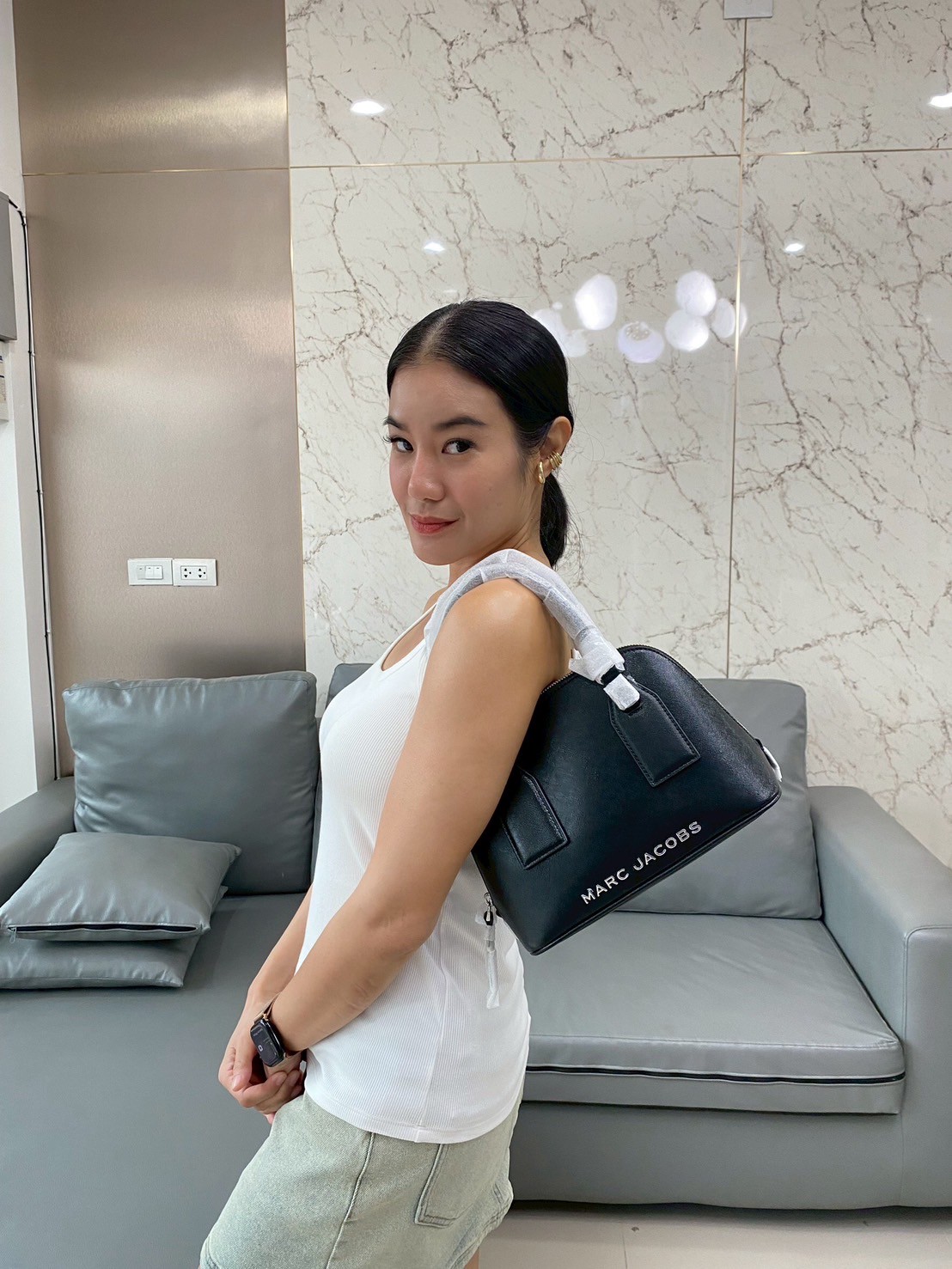 Marc Jacobs The Trademarc Small Dome Bag - Image 2