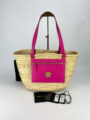 Versace Top Handler small Basket tote bag RFID