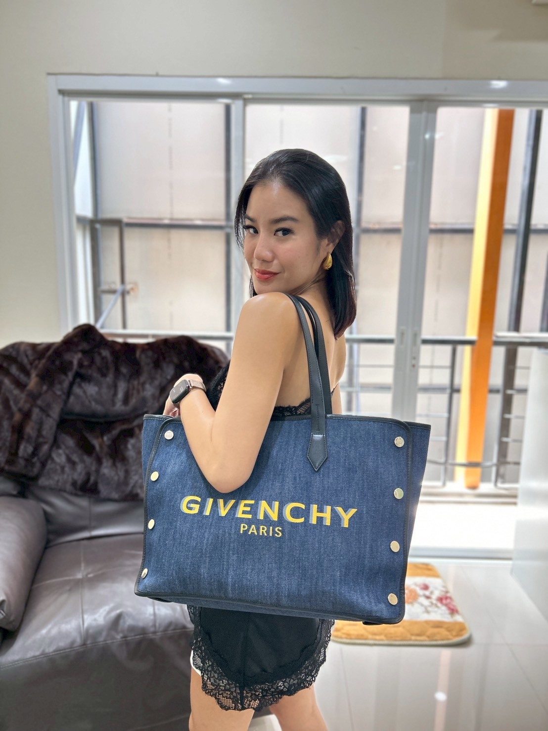 Givenchy Denim Medium Bond Shopper tote bag - Image 2
