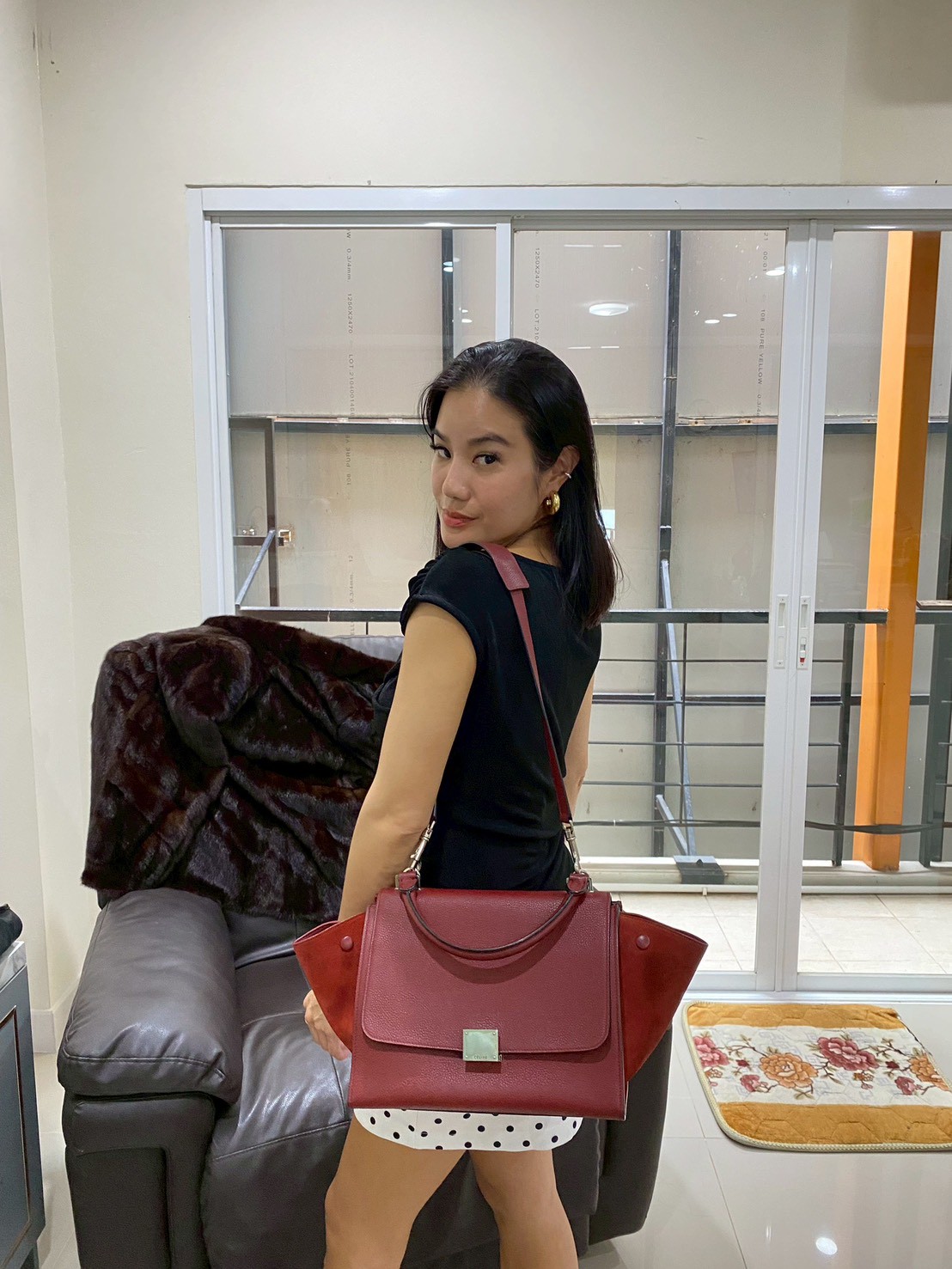 Celine Trapeze Handler Bag Y2016 - Image 2