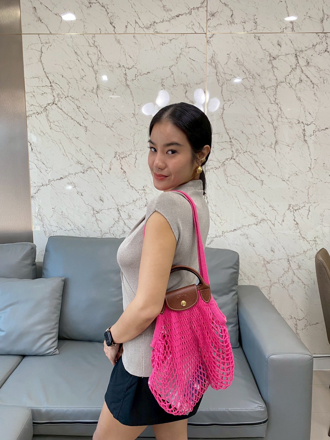 Longchamp Le Pliage Filet Shoulder bag - Image 2