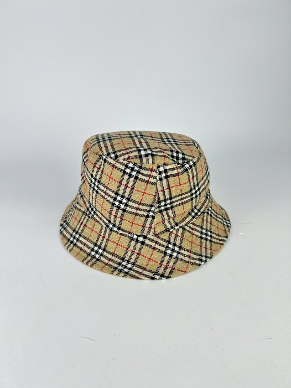 Burberry Check Bucket Hat - Image 3