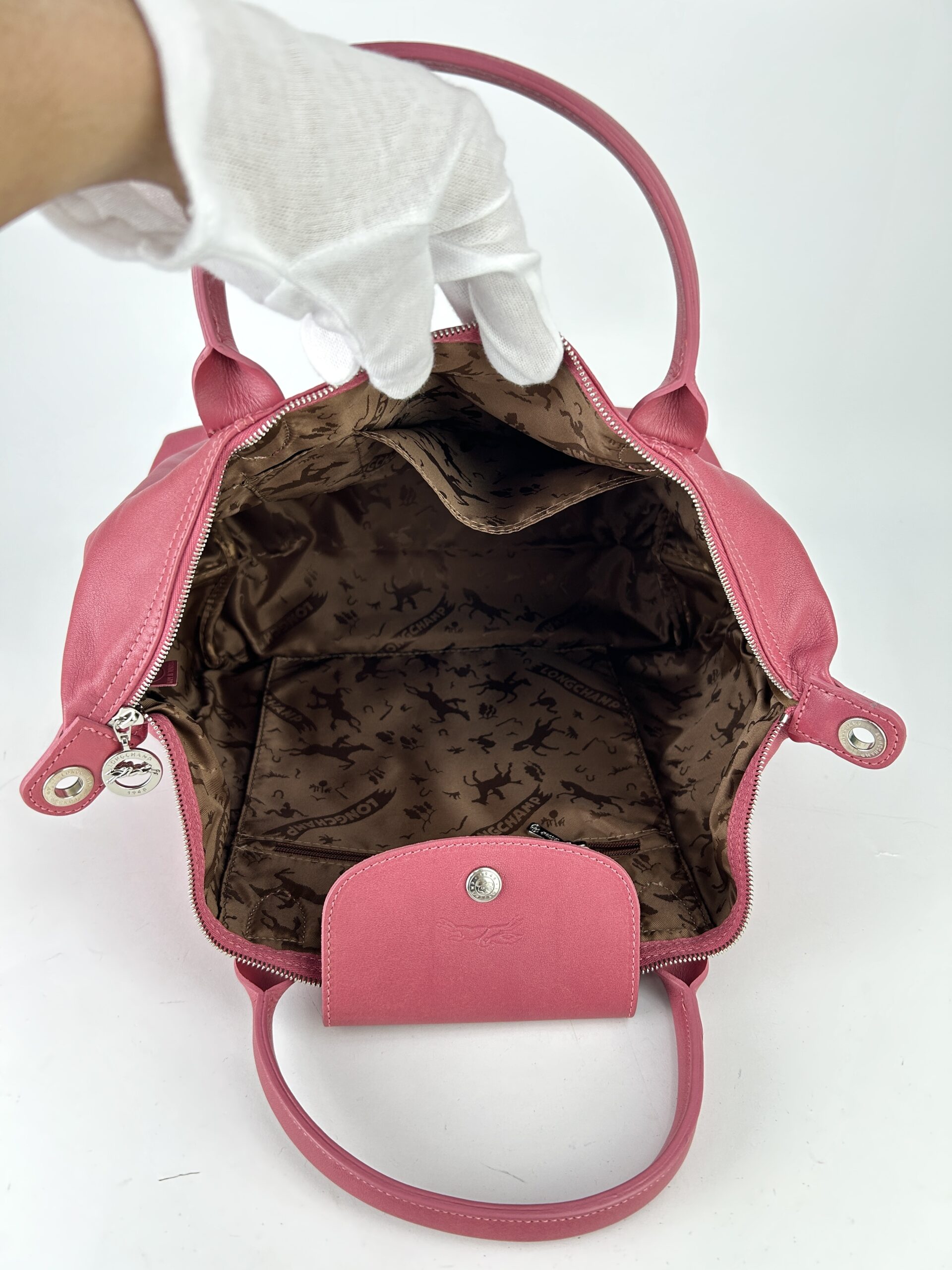 LongChamp Le Pliage Cuir M tote bag - Image 6