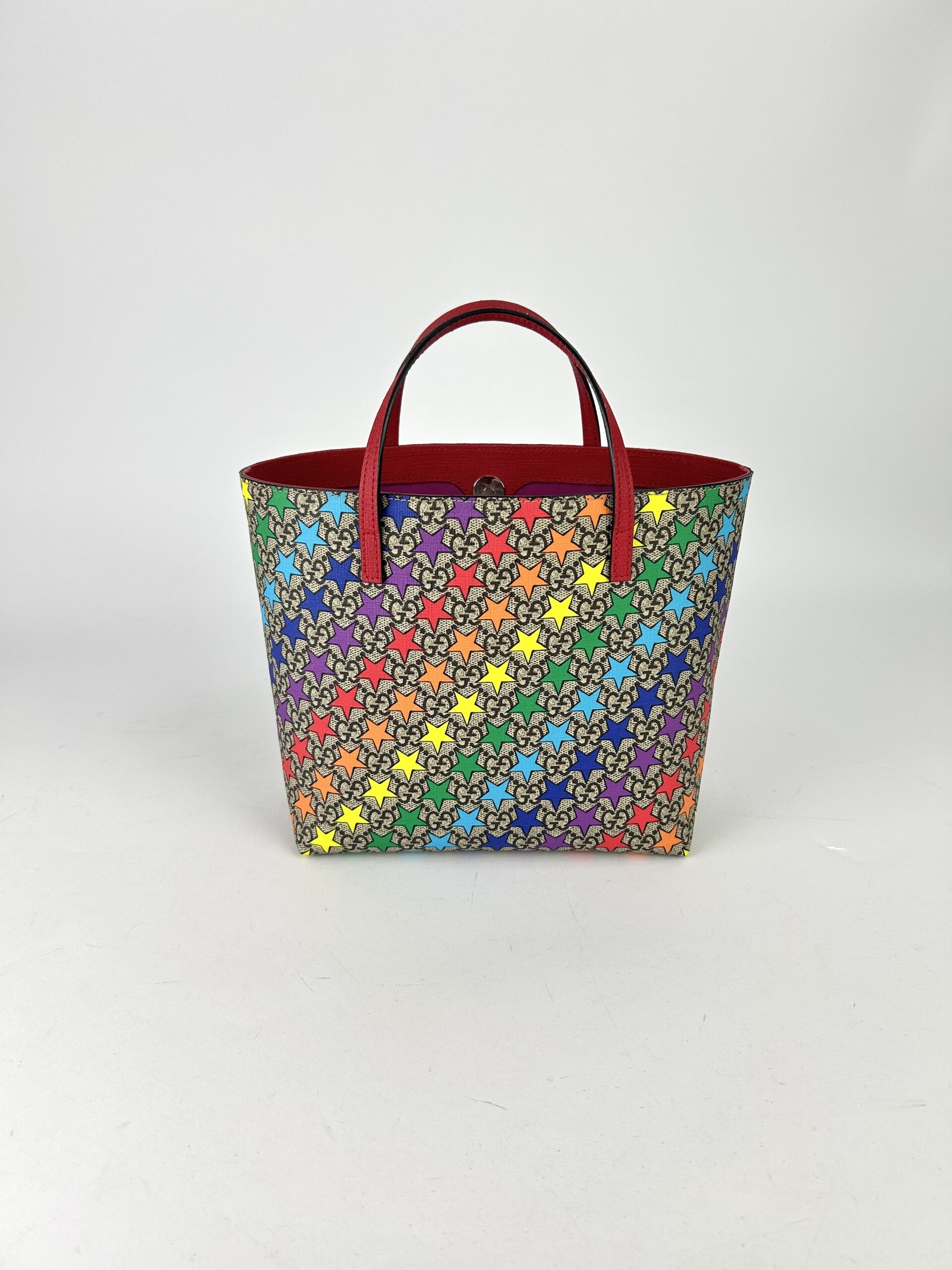 Gucci Tote Kids Rainbow Bag - Image 3