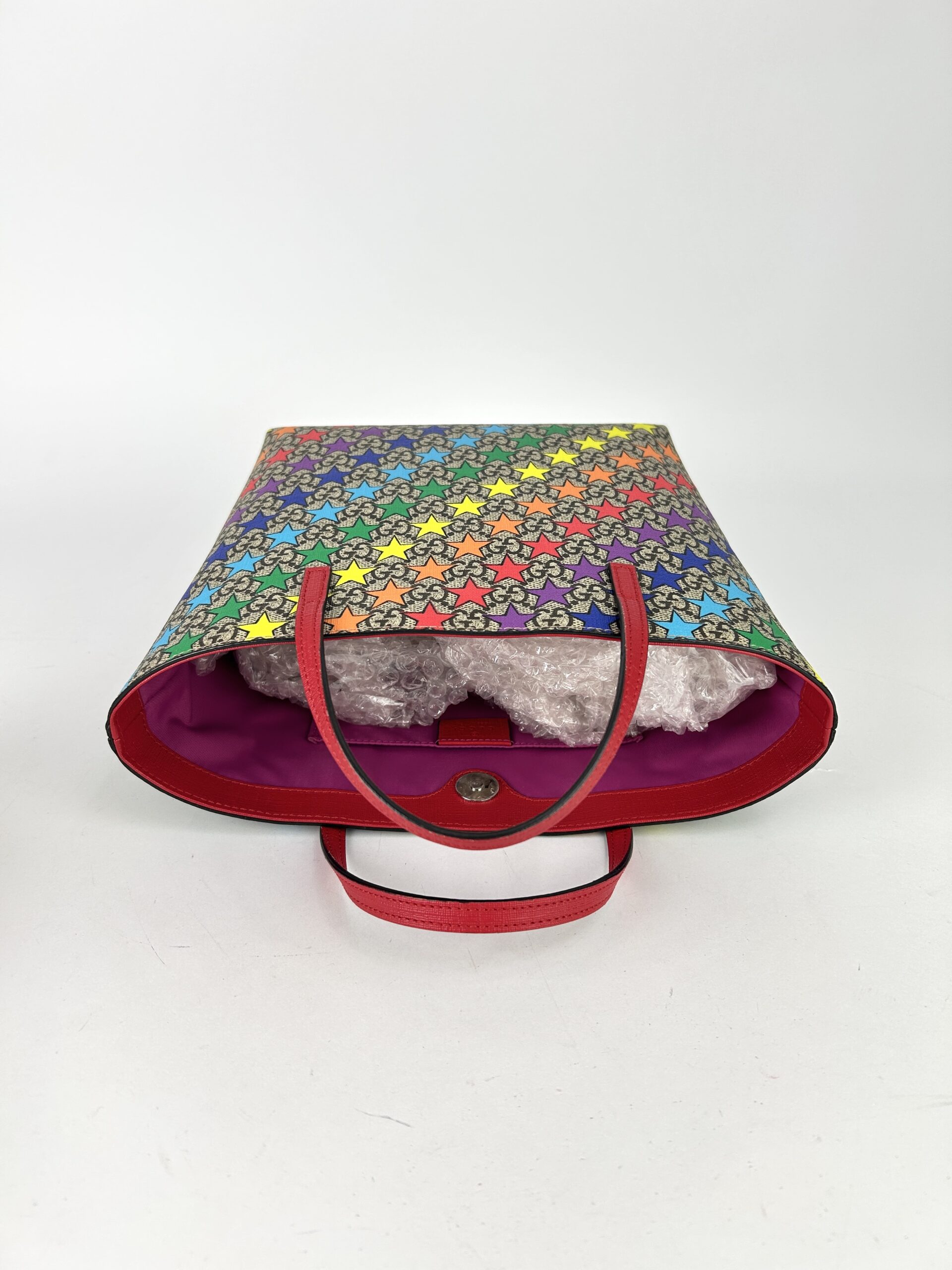 Gucci Tote Kids Rainbow Bag - Image 5