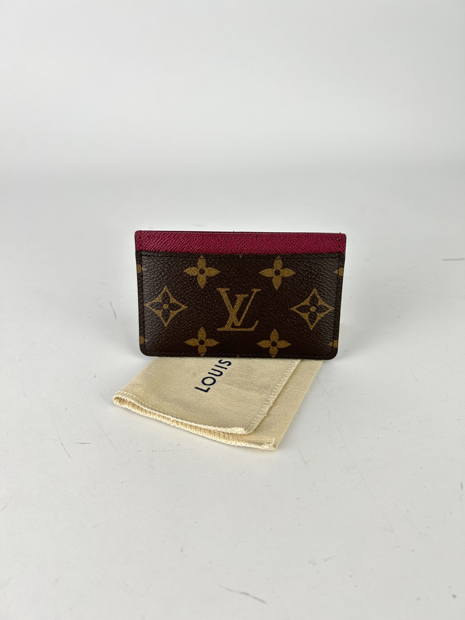 LouisVuitton Card Holder Monogram ฝังชิพ - Image 2