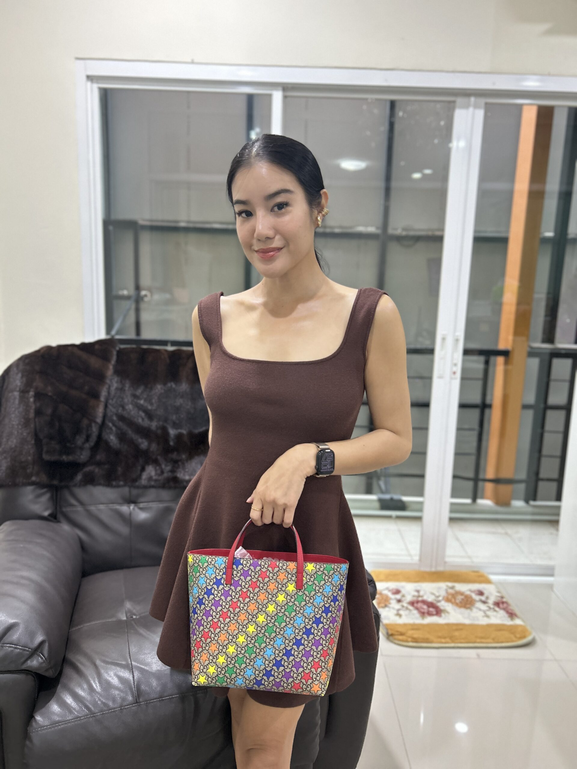 Gucci Tote Kids Rainbow Bag - Image 2