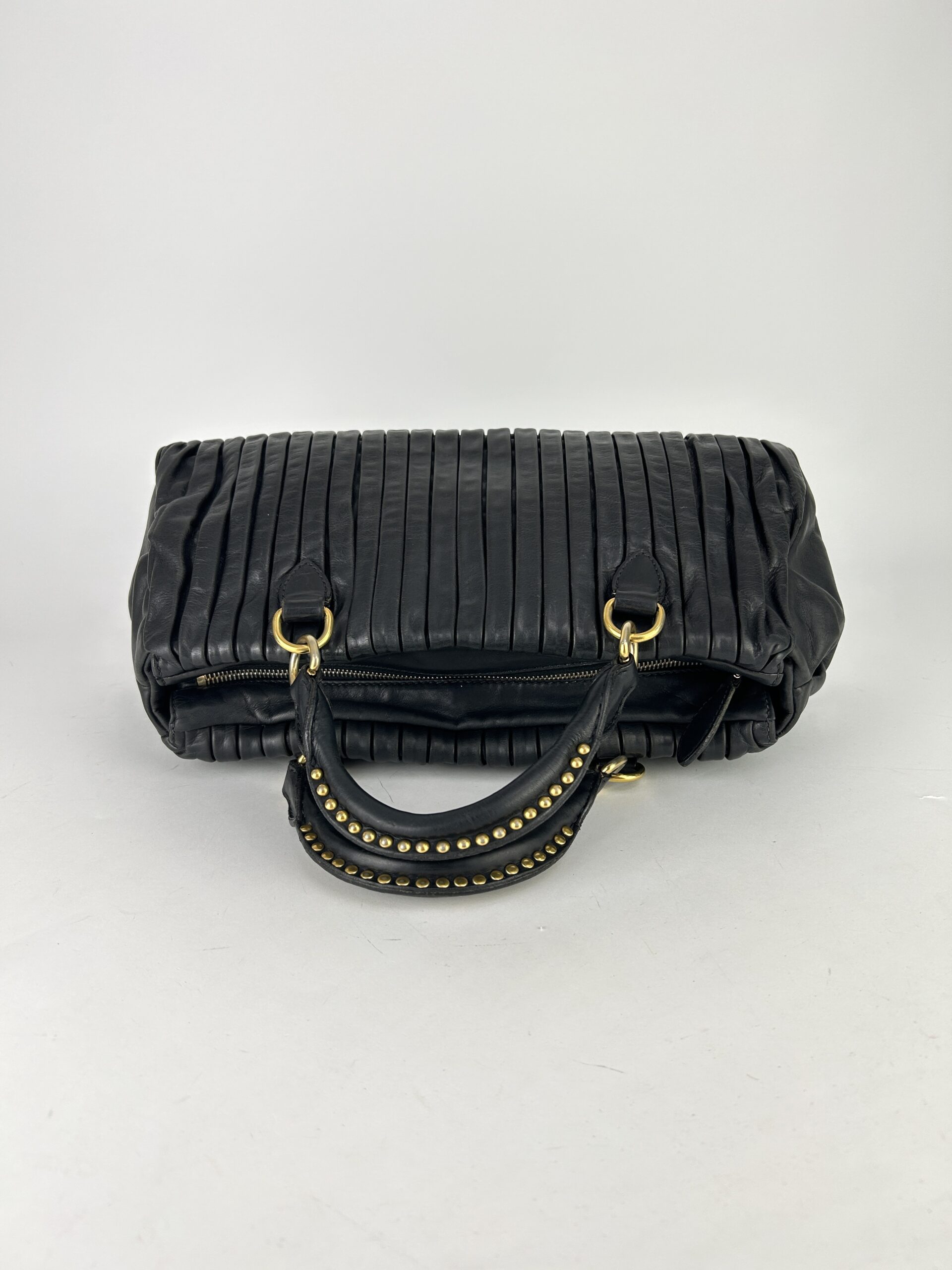 MIUMIU Boston Plisse Hand bag - Image 5